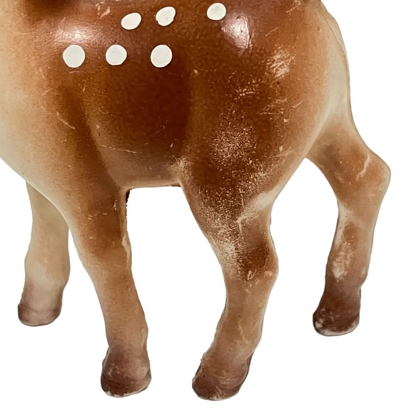 Vintage Hong Kong Plastic Reindeer Figure - Picture 4 of 9